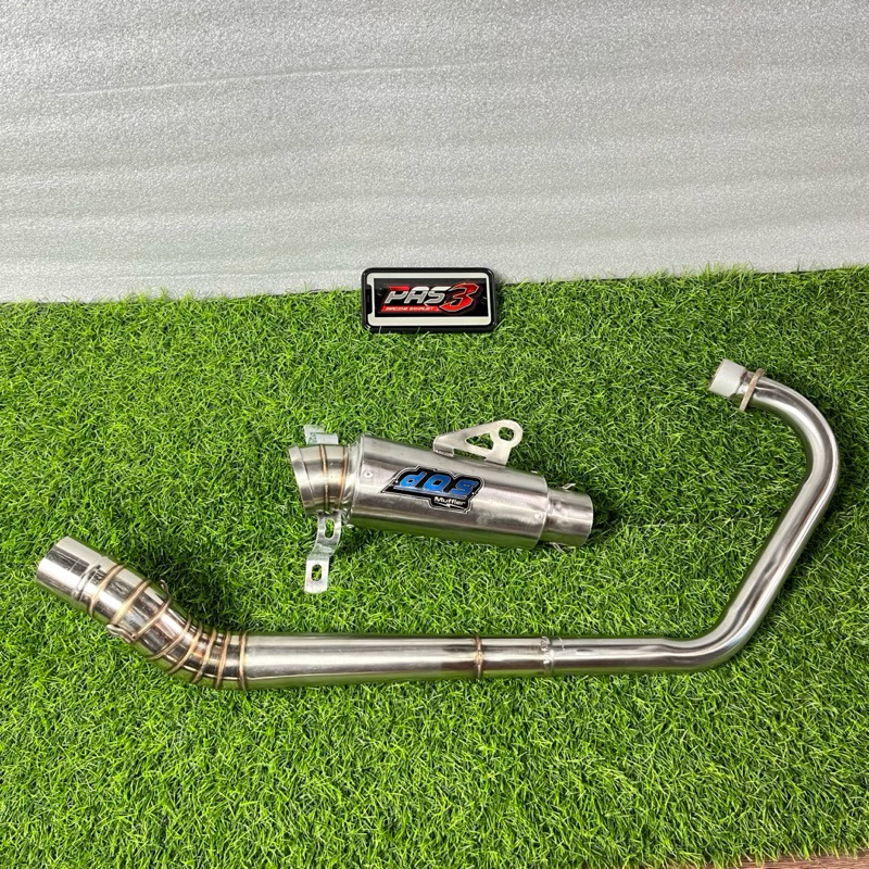 Knalpot Racing DOS Leher Bending vixion r15new cbr150 cb150 satria fu gsx150