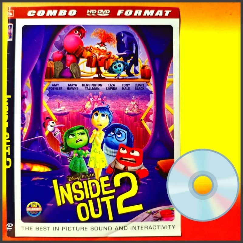 Kaset Film Kartun Animasi INSIDE OUT 2 Movie Teks Indonesia