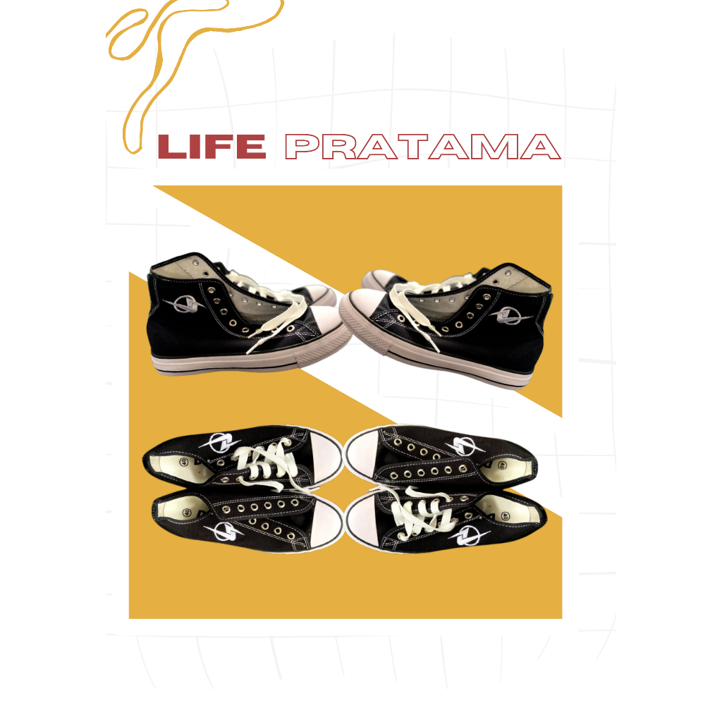 LIFE PRATAMA - DALLAS - SEPATU SEKOLAH/CAMPUS/CASUAL - SNEAKERS - BAHAN CANVAS - SEPATU UNISEX PRIA 