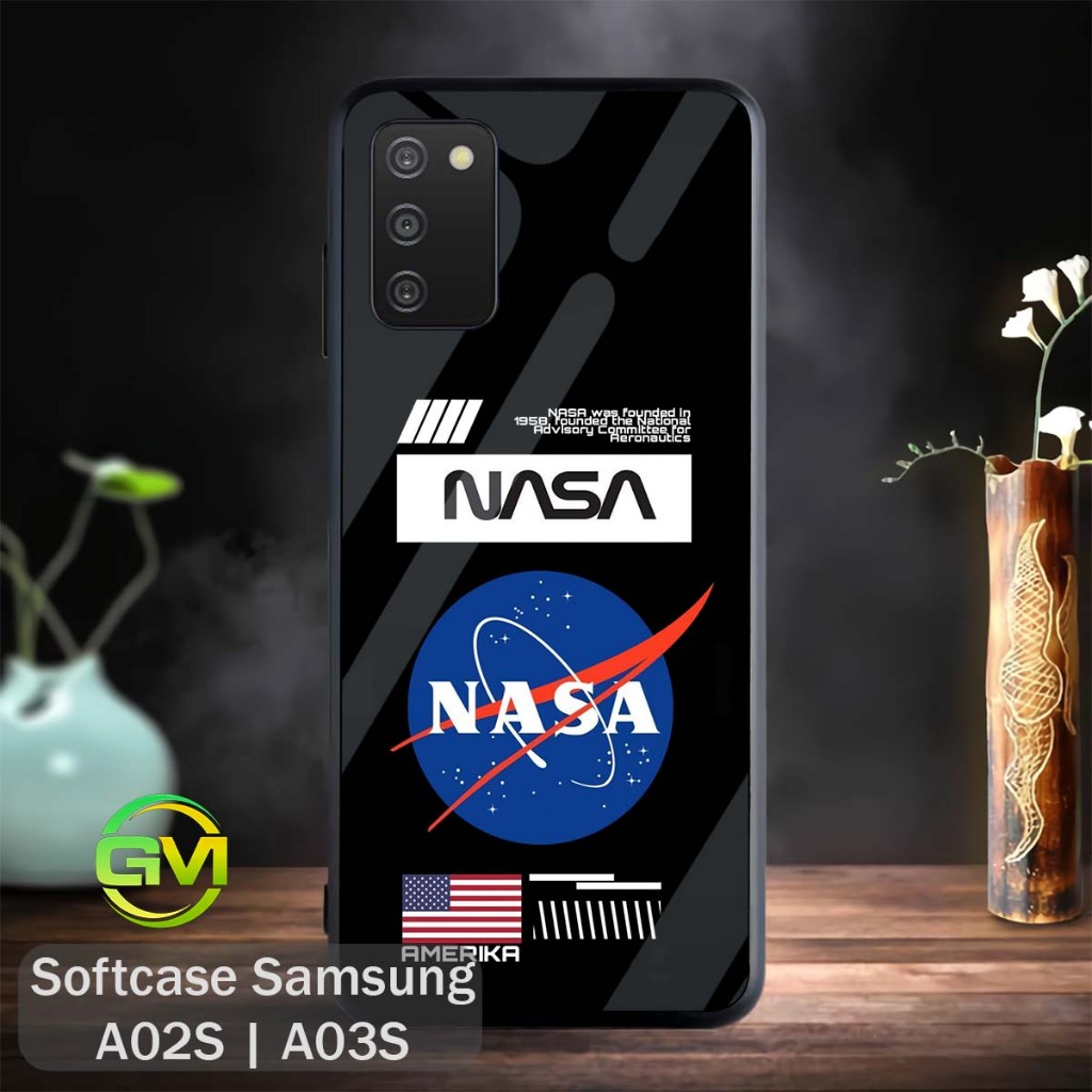 GM77 Softcase Glossy Samsung A02S | A03S Casing Kesing Mika Pelindung Hp Case Kilau Kaca Karet Silik