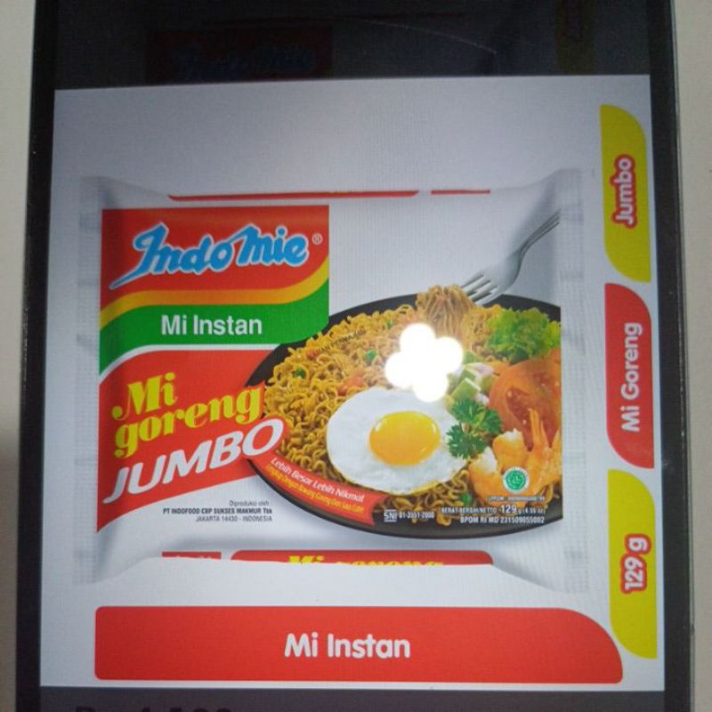 

Indomie Indofood Jumbo. Indomie Goreng