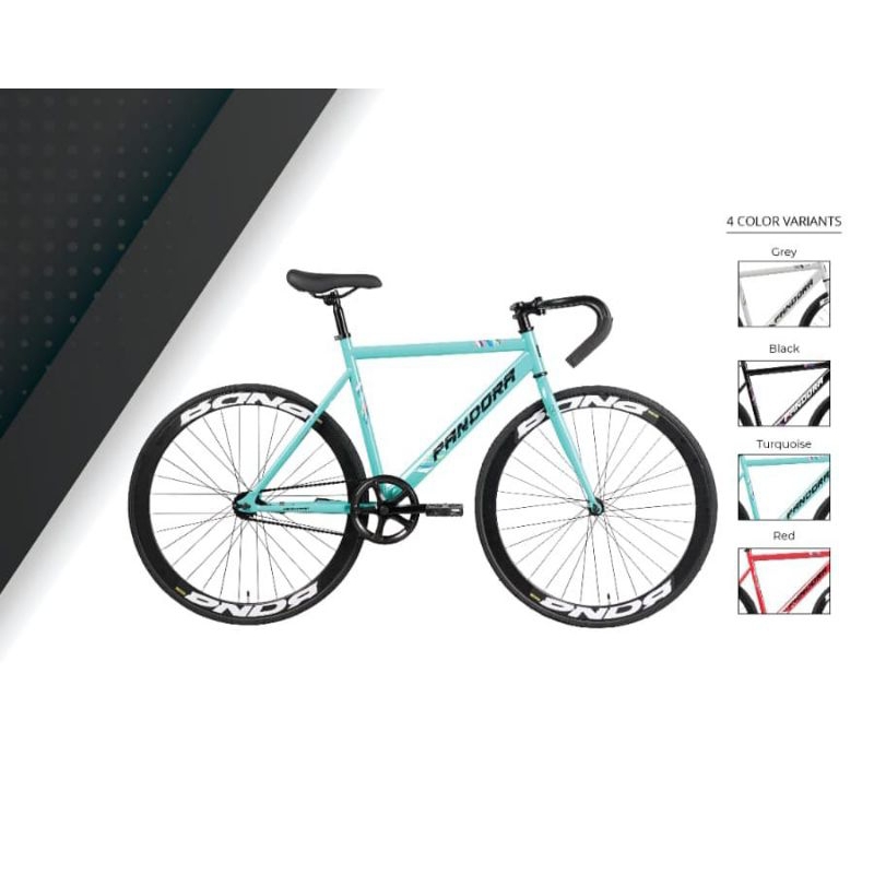 NEW Sepeda Fixie Pandora 700C Stylish Steel Frame
