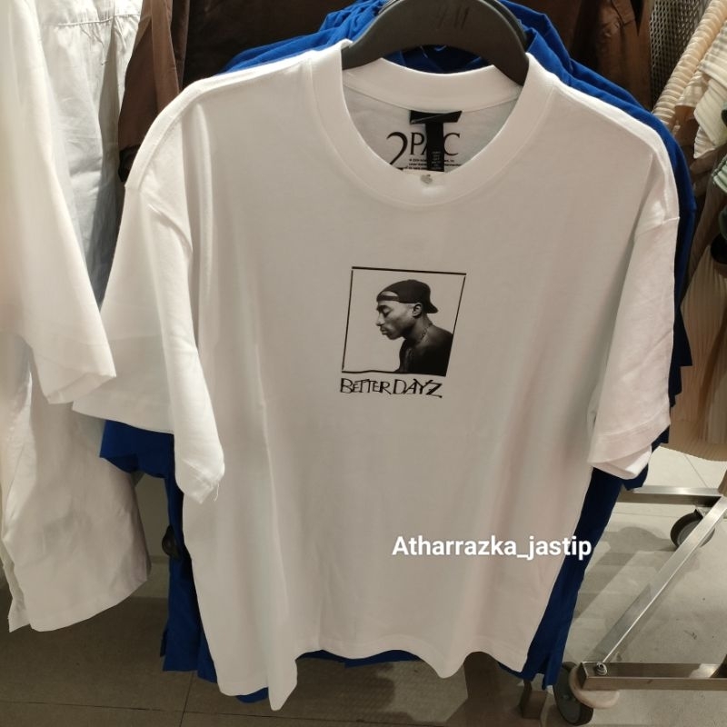 Tshirt H&M Men TUPAC jastip jasa titip