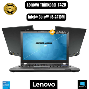 Laptop Lenovo Thinkpad T420 Intel Core I5 Gen 2  RAM 8GB  SSD 256GB  Laptop Second Bergaransi