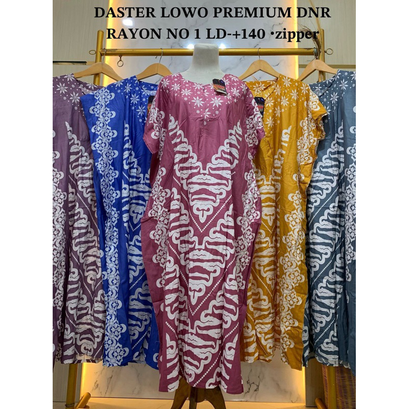 Daster Lowo Premium DNR Rayon No 1 LD 140 - Zipper