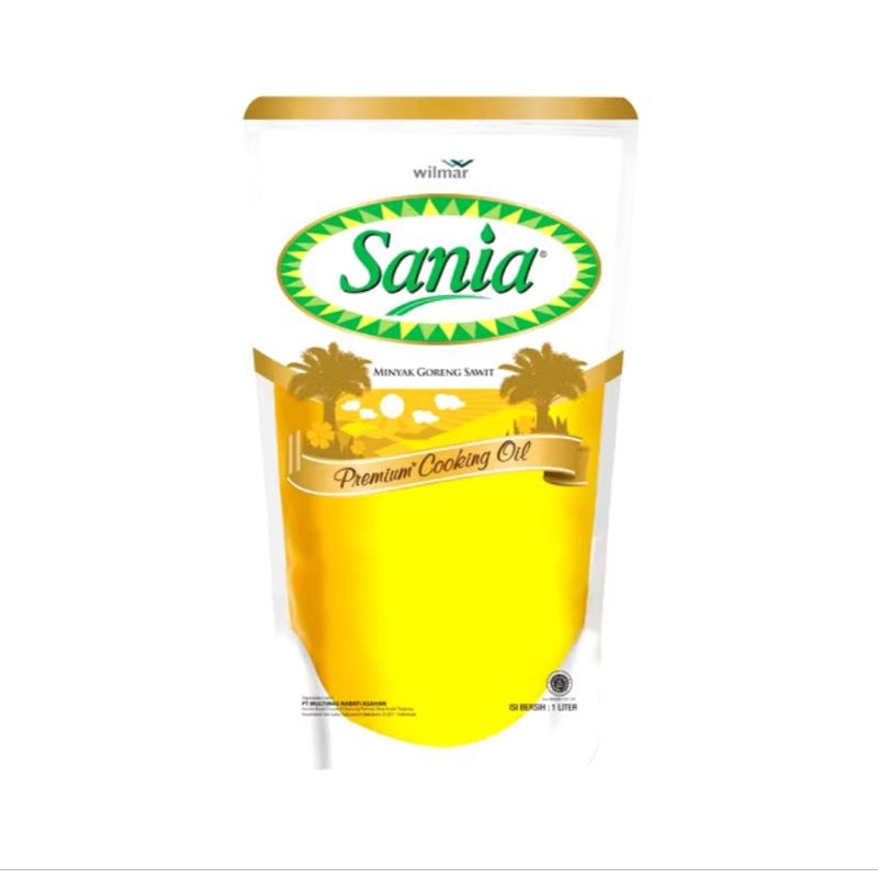 

SANIA MINYAK GORENG SAWIT PREMIUM COOKING OIL POUCH 1 LITER