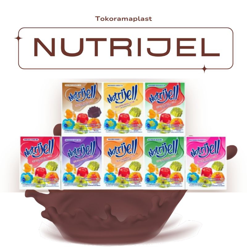 

Nutrijell Jelly Agar 10gr Jelly Powder / Jelly rasa / Jelly buah