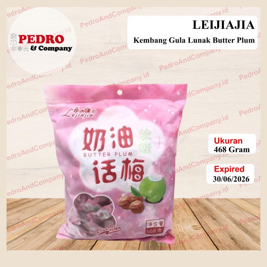 

Lejiajia Butter Plum 468 gram kembang gula lunak butter plum candy