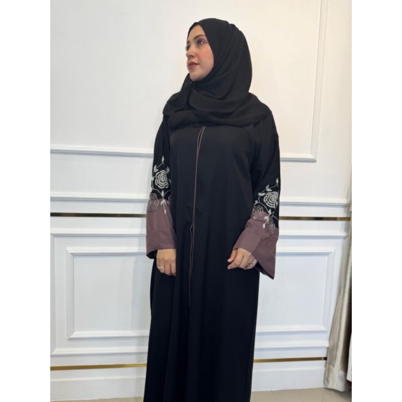 Abaya Dubai New/Abaya Dubai ORI/Abaya Dubai Permata Mawar