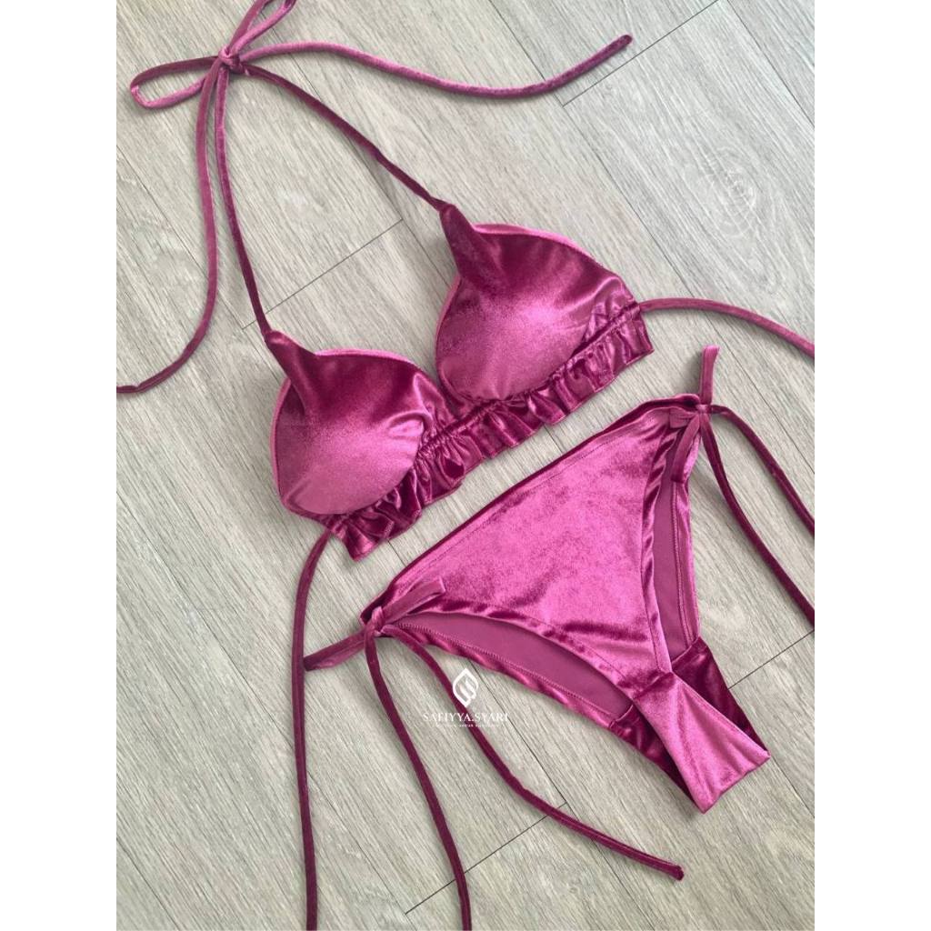 Sanny Set l Bikini Set l Bikini Tali Samping l Baju Tidur Lingerie