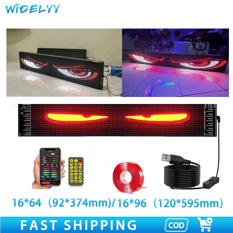 [COD]Lampu mata untuk bus elf truck/running text p5 rgb full colour 12v-24v mobil bus truck elf