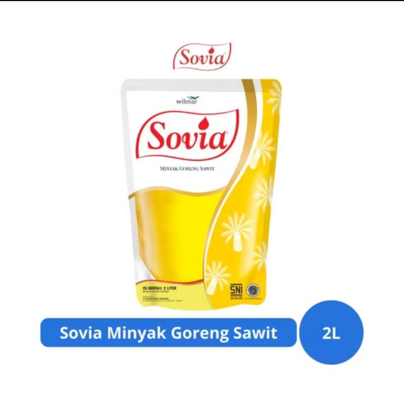 

Sovia Minyak Goreng Sawit Pouch / Reffil 2 Liter