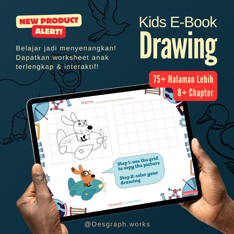

Kids Drawing Worksheet (Print-Able)