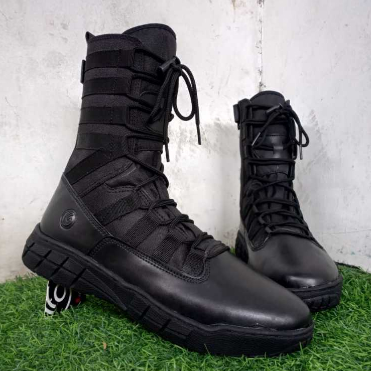 Sepatu PDL TNI Ninja webing Sepatu Safety PDL TNI Boots POLRI Termurah tinggi 10 inc