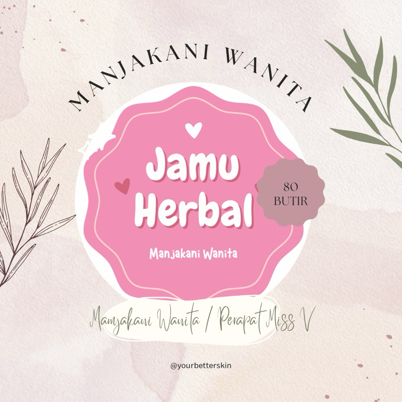 

JAMU HERBAL 80 BUTIR