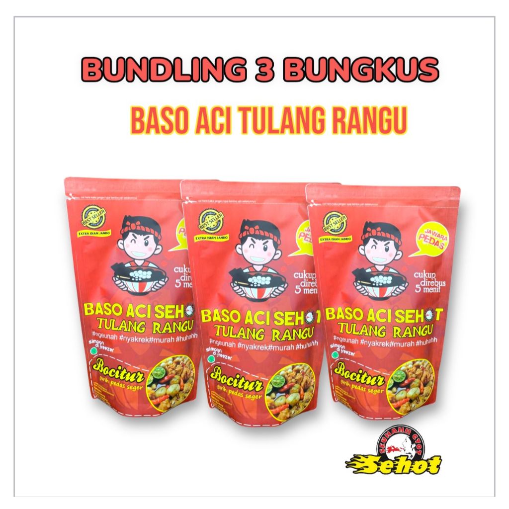 

BASO ACI TULANG RANGU SEHOT 3 BUNGKUS