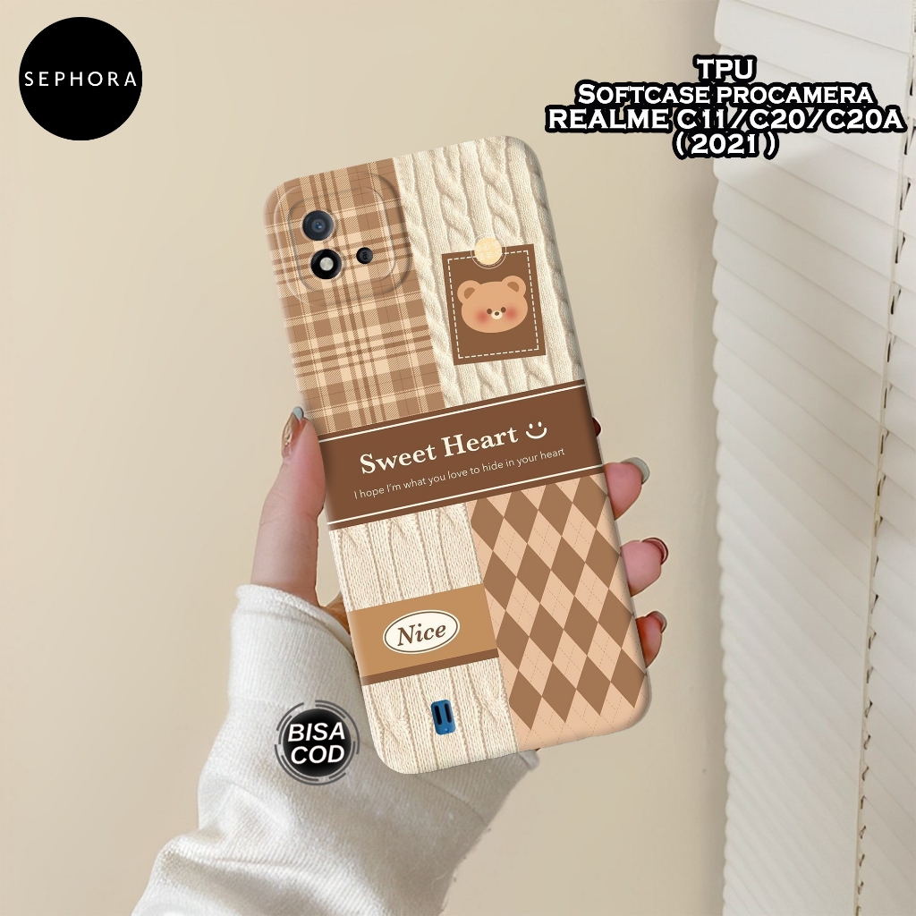 Case Realme C11/C20/C20A 2021 - Fashion Case Lucu - Softcase Realme C11/C20/C20A - Case Pro Camera -