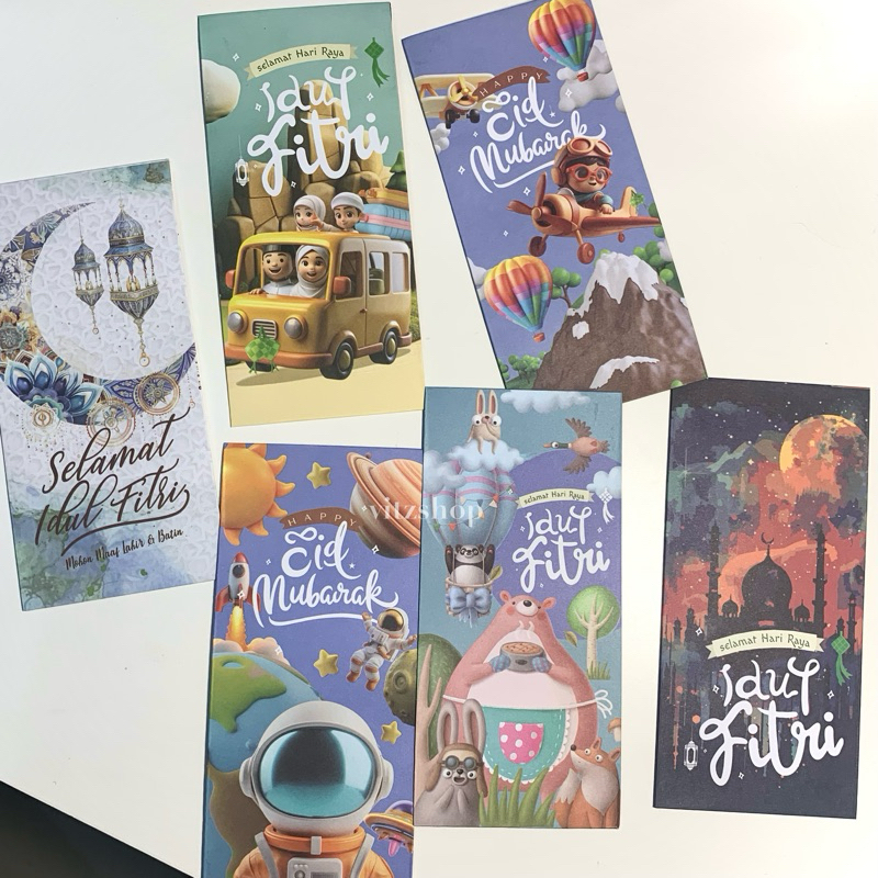 

Isi 8 pcs | Amplop Lebaran Hari Raya Idul Fitri | Amplop Lebaran Besar Tebal Motif Lucu Unik Premium 2025