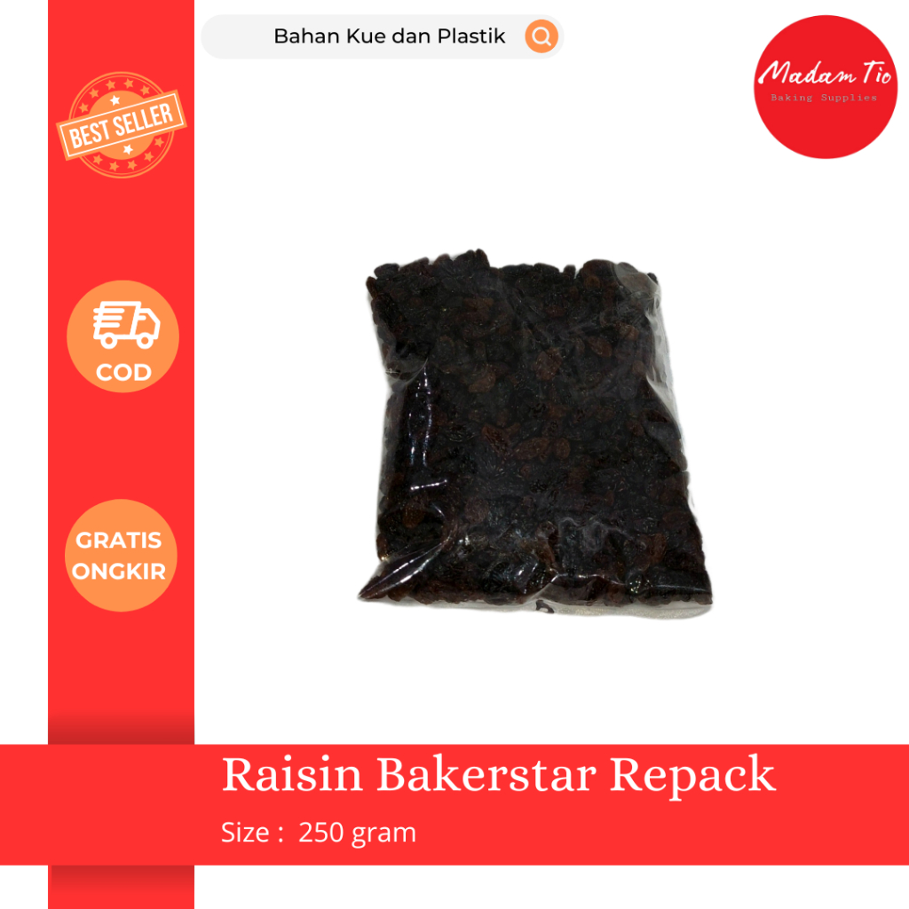 

Raisin Bakerstar 250gram 1pcs