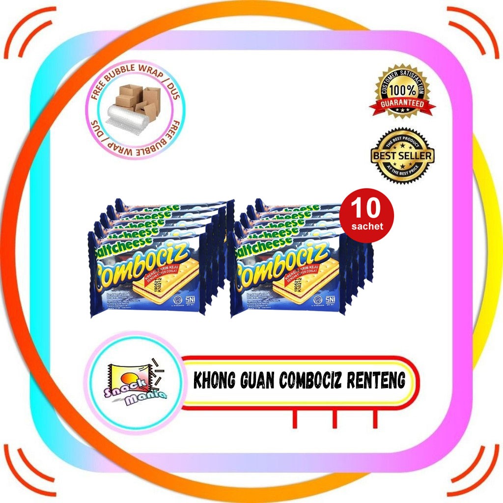 

KHONG GUAN Saltcheese Combociz 17 gr x 10 sachet RENCENG