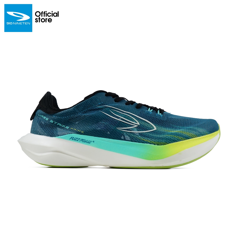910 Nineten Haze Strike Prime 1.0 Sepatu Lari - HIjau-Teal/Lime/Mint