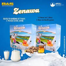 

Zenawa susu etawa madu dan jahe (1Box isi 8 sachet)