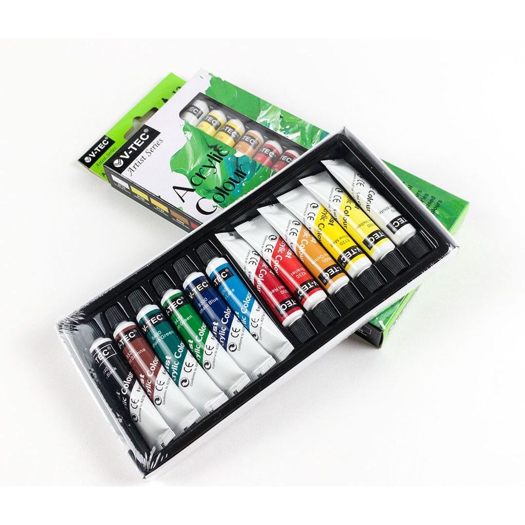 

HSM - Cat Akrilik V-Tec 12 Acrylic Colours VT-612/A