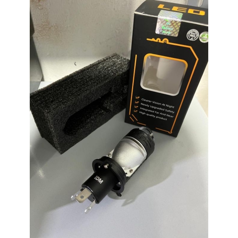 Premium Lampu Utama LED H4 Original IDM ZE5 high low AC DC  Terbaru idm