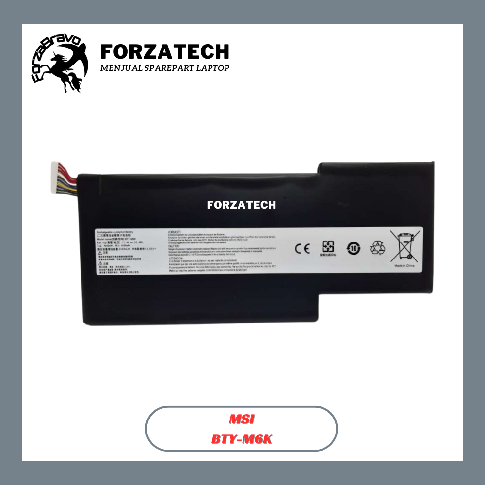Battery Baterai MSI GF63 9rcx MSI GF63 Thin 9RCX BTY-M6K