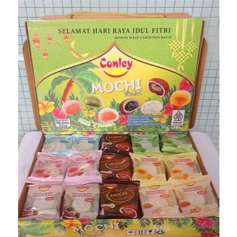 

(Perbox Mochi 7 Varian Rasa) Conley Mochi Khas Jepang Aneka Rasa isi 30pcs