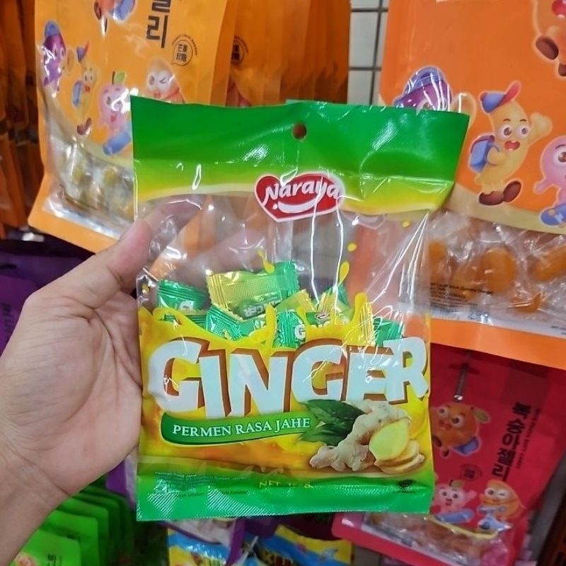 

ED 02.26 PCS 150GR - NARAYA GINGER / PERMEN RASA JAHE