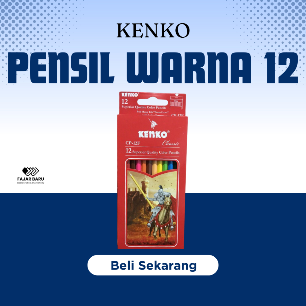 

PENSIL WARNA KENKO PANJANG ISI 12 / PENSIL MEWARNAI / COLORING PENCILS