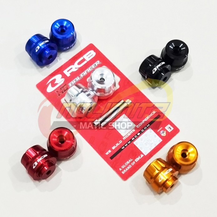 Jalu Bandul Stang RCB Racing Boy M6 Handlebar Bar End Balancer NMAX Aerox 155 XMAX Lexi ADV PCX Vari