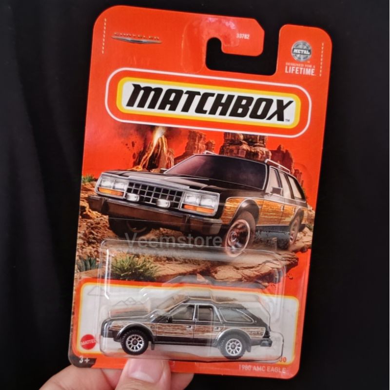Die Cast 1:64 Chrysler AMC Eagle 1989 [Matchbox] Panel Wood