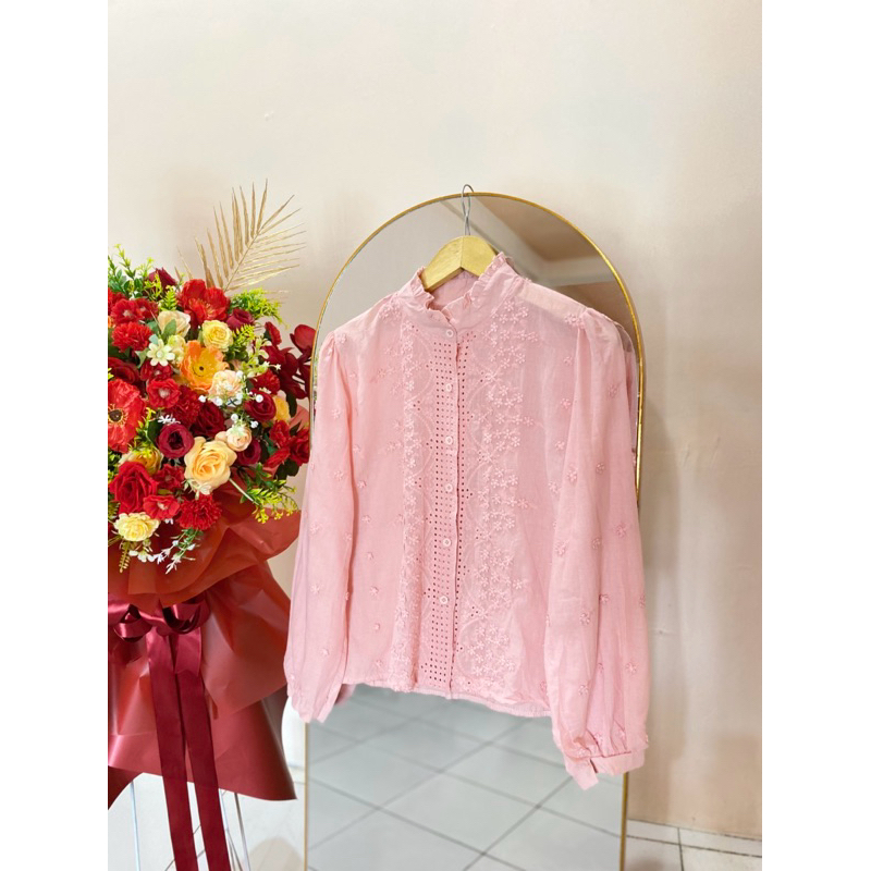 My Shop Baju atasan wanita motif bordir import bangkok