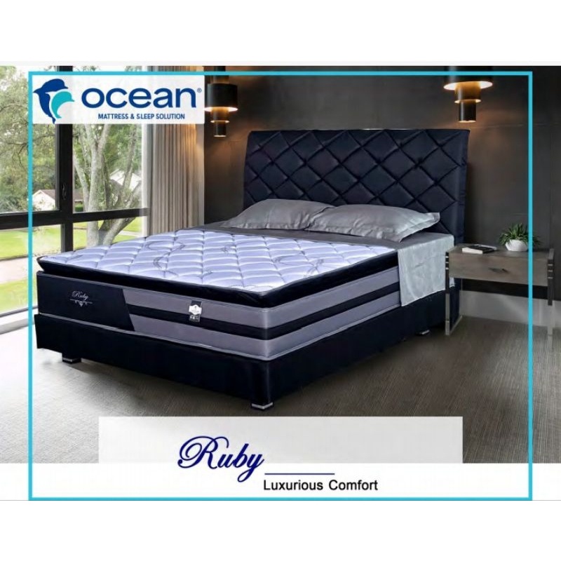 Ocean Ruby Pillow Topper T33cm kasur set original ocean springbed bandar Lampung MKG