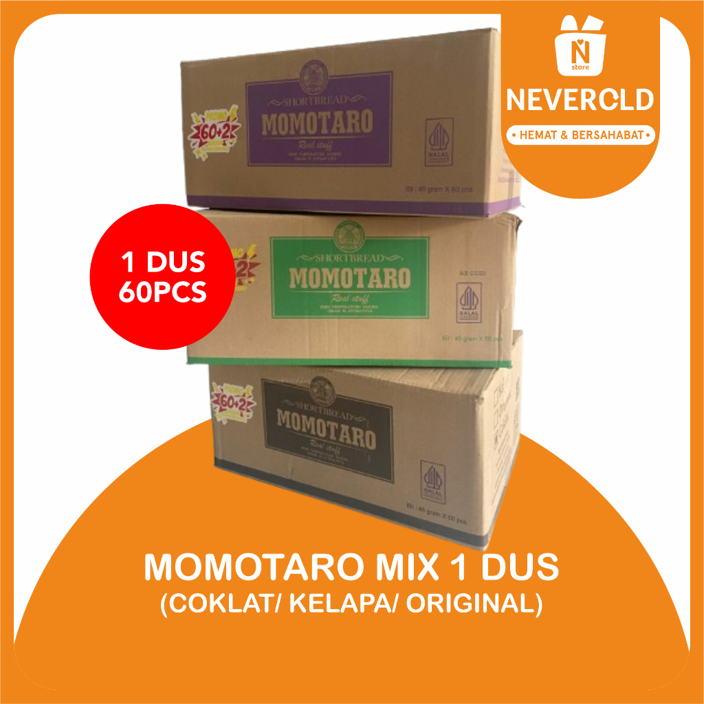 

MOMOTARO SHORTBREAD COOKIES 1 DUS ISI 60PCS BISA CAMPUR