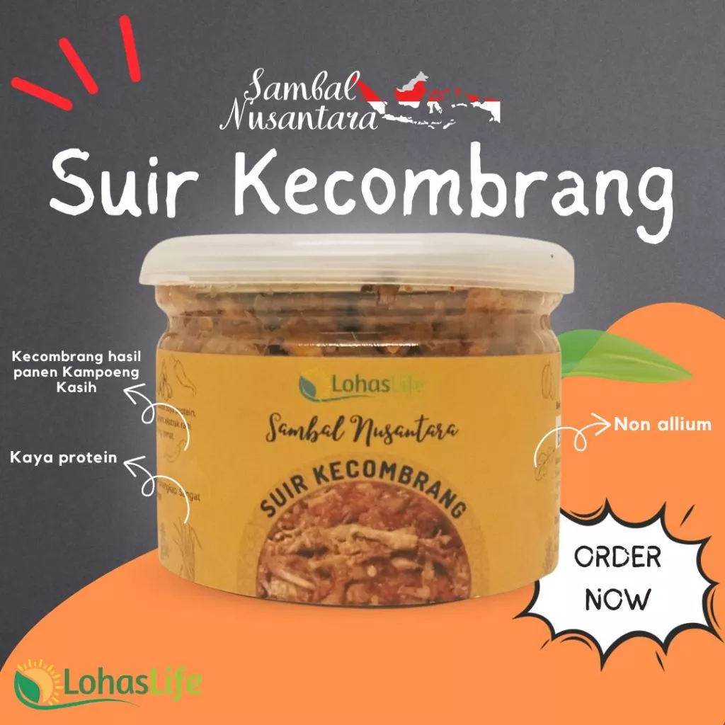 

Sambal Nusantara Suir Kecombrang Veggieway / Sambal Suir Kecombrang Instan Vegan