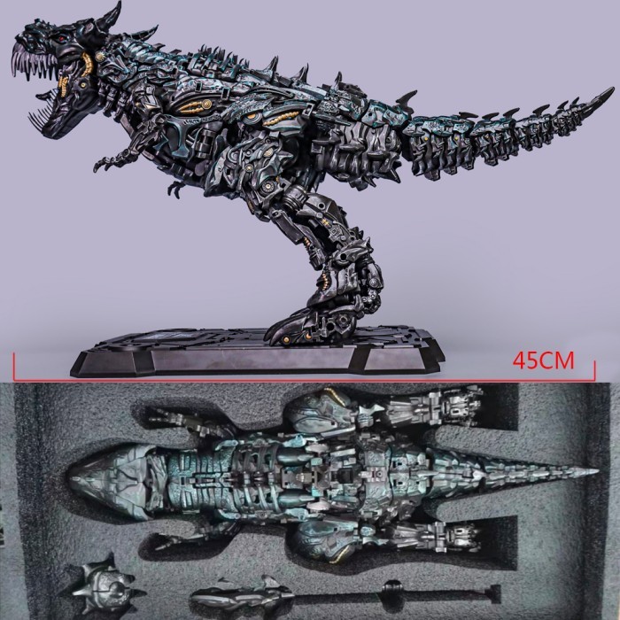 Transformation Toys Grimlock GCreation MTST01B Wrath and Ultra Maxmas Dragon Dinobot Alloy Statue De