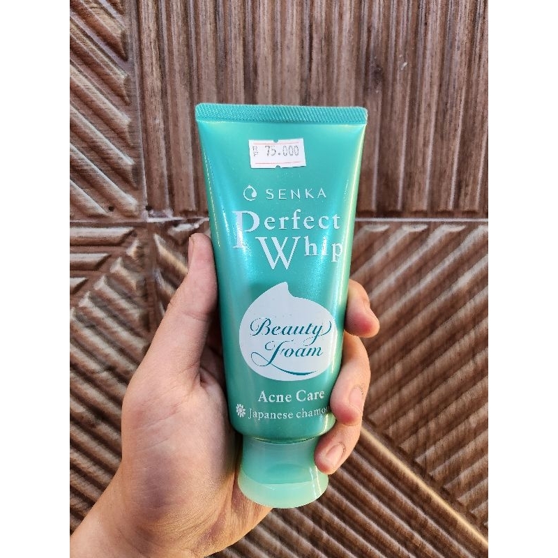 Senka Perfect Whip Beauty Foam Acne Care Facial Wash