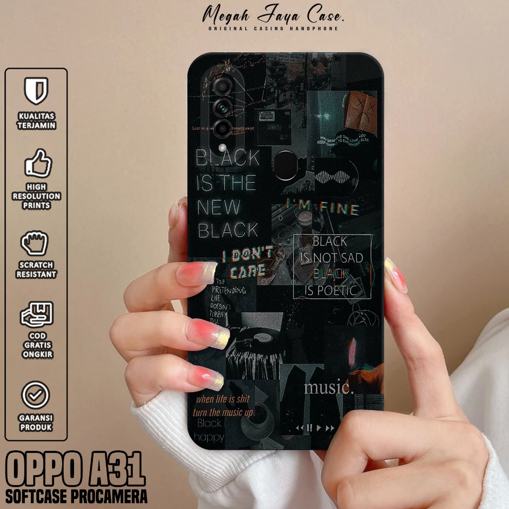 Softcase Hp Oppo A31 - Case Oppo A31 Motif AESTH - Casing Oppo A31 - Silikon Hp Oppo A31 - Pelindung
