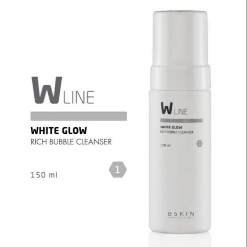BSKIN W LINE (White glow) Rich Bubble Cleanser