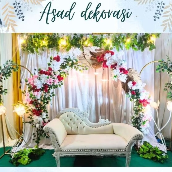 sewa dekorasi lamaran/akad nikah/ resepsi