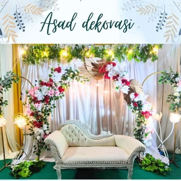 sewa dekorasi lamaran/akad nikah/ resepsi