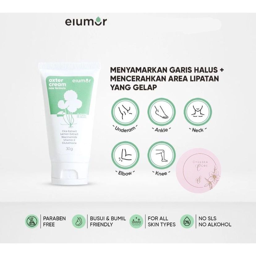 Elumor Oxter Cream Pemutih Ketiak