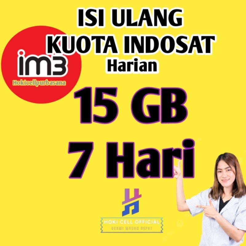 ISI ULANG PAKET DATA INTERNET KUOTA INDOSAT HARIAN