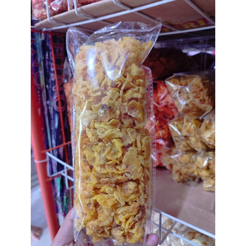 

Emping Jagung, Camilan jagung, jagung kering, camilan tradisional