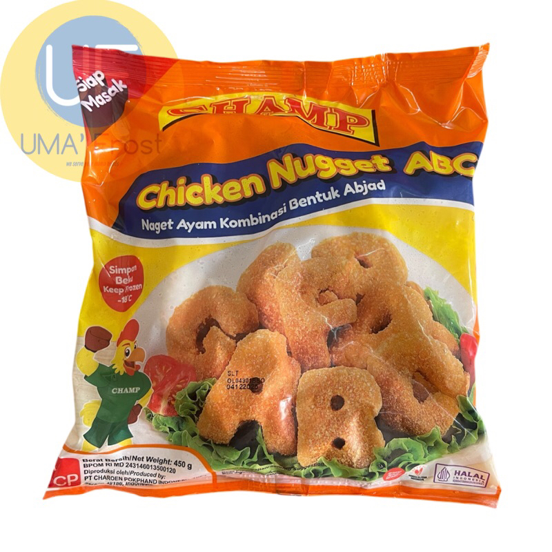 

CHAMP CHICKEN NUGGET ABC 500GR