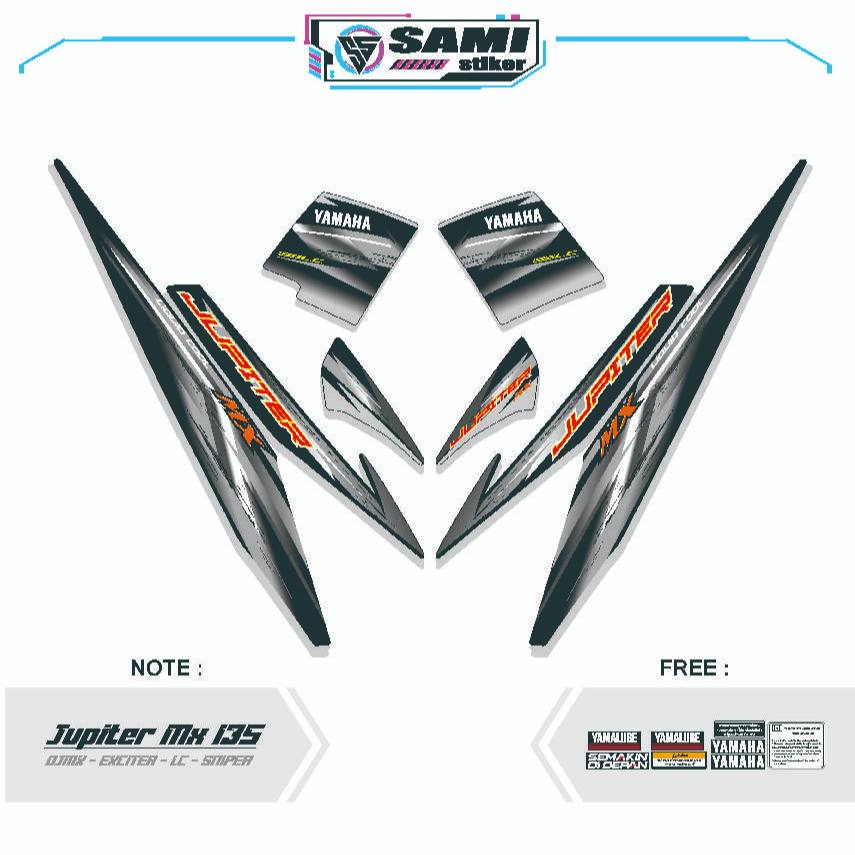 STRIPING MX 135 OLD  / YAMAHA MX OLD / STICKER MX OLD / STIKER MX OLD / STIPING / LIST / POLET / VAR