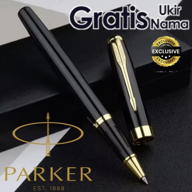 

Ballpoint Mewah Luxury Pulpen Parker Roller Ball Sign Pen Gratis Grafir Nama Dan Box Exlusive